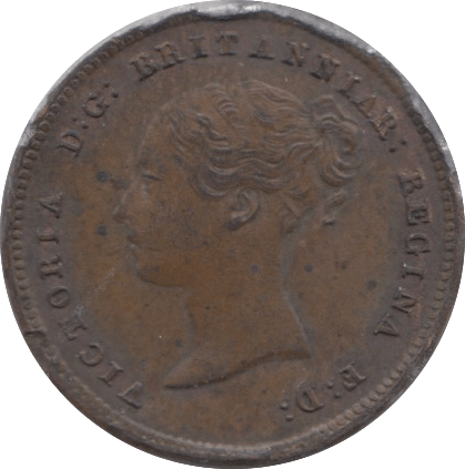 1843 HALF FARTHING ( GVF ) 3 - Half Farthing - Cambridgeshire Coins