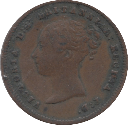 1843 HALF FARTHING ( GF ) 2 - Half Farthing - Cambridgeshire Coins