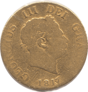 1817 GOLD HALF SOVEREIGN ( NF )