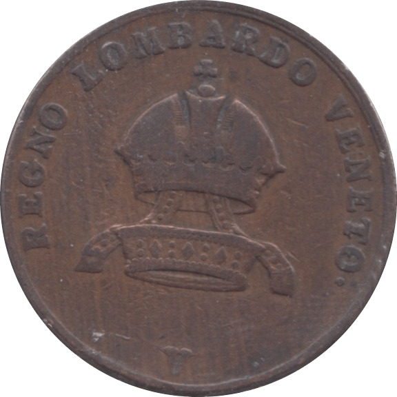 1834 ITALY 5 CENTESIMI - WORLD COINS - Cambridgeshire Coins