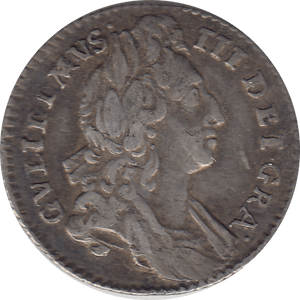 1696 SIXPENCE ( VF ) 2