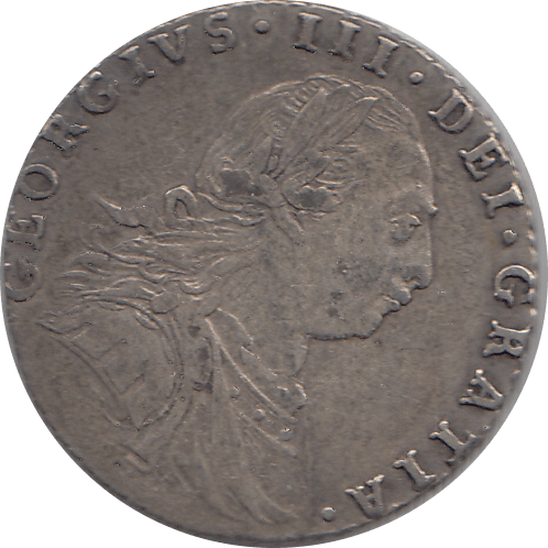1787 SIXPENCE ( GVF ) 4A