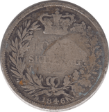 1846 SHILLING ( FAIR ) 3 - Shilling - Cambridgeshire Coins