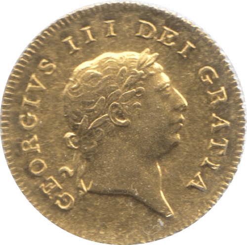 1810 GOLD HALF GUINEA ( AUNC ) GEORGE III