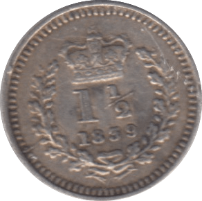 1839 THREE HALF PENCE ( VF ) - Three Half Pence - Cambridgeshire Coins