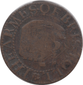 1662 FARTHING TOKEN BRISTOL ( REF 265 )