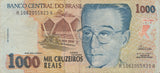 1000 CRUZEIROS REAIS BANCO CENTRAL DO BRASIL BRAZIL BANKNOTE REF 431