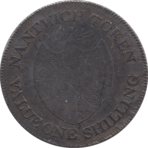 1811 FARTHING TOKEN NANTWICH SHILLING CHESHIRE ( REF 288 )