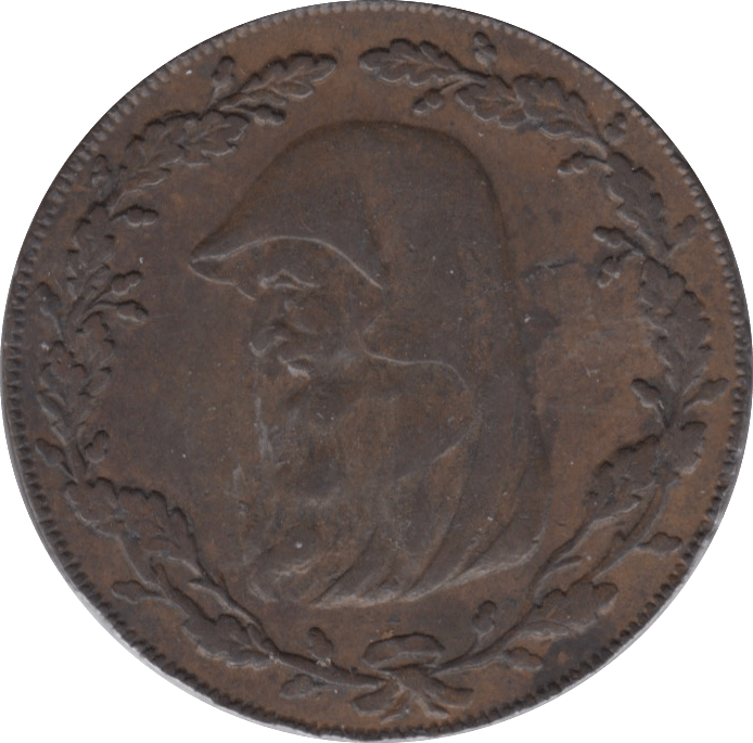 1791 HALFPENNY TOKEN ANGELSEY PARIS MINING CO PMC CYPHER DRUID DH436 ( REF 164 )