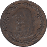 1791 HALFPENNY TOKEN ANGELSEY PARIS MINING CO PMC CYPHER DRUID DH436 ( REF 164 )