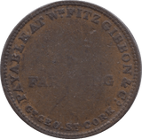 1835 CORK UNOFFICIAL FARTHING TOKEN ( REF 263 ) - Token - Cambridgeshire Coins