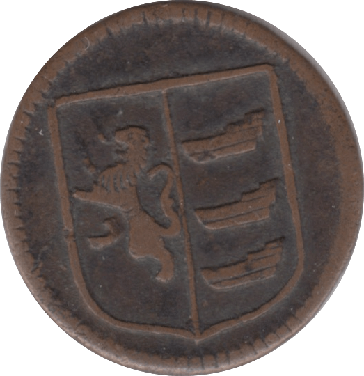 1670 FARTHING TOKEN IPSWICH ( REF 268 )
