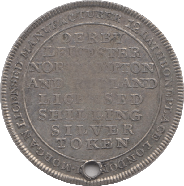 1811 LEICESTERSHIRE SHILLING TOKEN ( REF 282 )