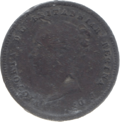 1844 HALF FARTHING ( FAIR ) 22 - Half Farthing - Cambridgeshire Coins