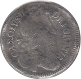 1679 MAUNDY FOURPENCE ( FAIR ) CHARLES II