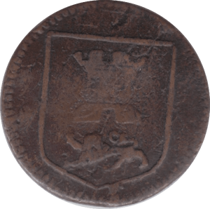 1670 FARTHING TOKEN NORWICH ( REF 275 )