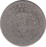 1830 SILVER 5 LIRE ITALY - SILVER WORLD COINS - Cambridgeshire Coins