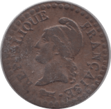 1797 FRENCH REVOLUTION ONE CENTIMES FRANCE