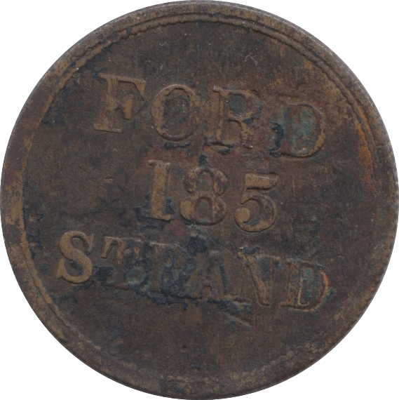 1830'S UNOFFICIAL FARTHING FORD LONDON TOKEN ( REF 293 ) - Token - Cambridgeshire Coins