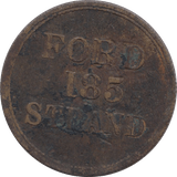 1830'S UNOFFICIAL FARTHING FORD LONDON TOKEN ( REF 293 ) - Token - Cambridgeshire Coins