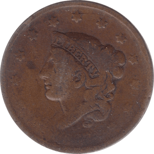 1850 1 CENT USA - WORLD COINS - Cambridgeshire Coins