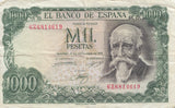 1000 PESETAS BANCO DE ESPNA SPAIN 1971 REF 399