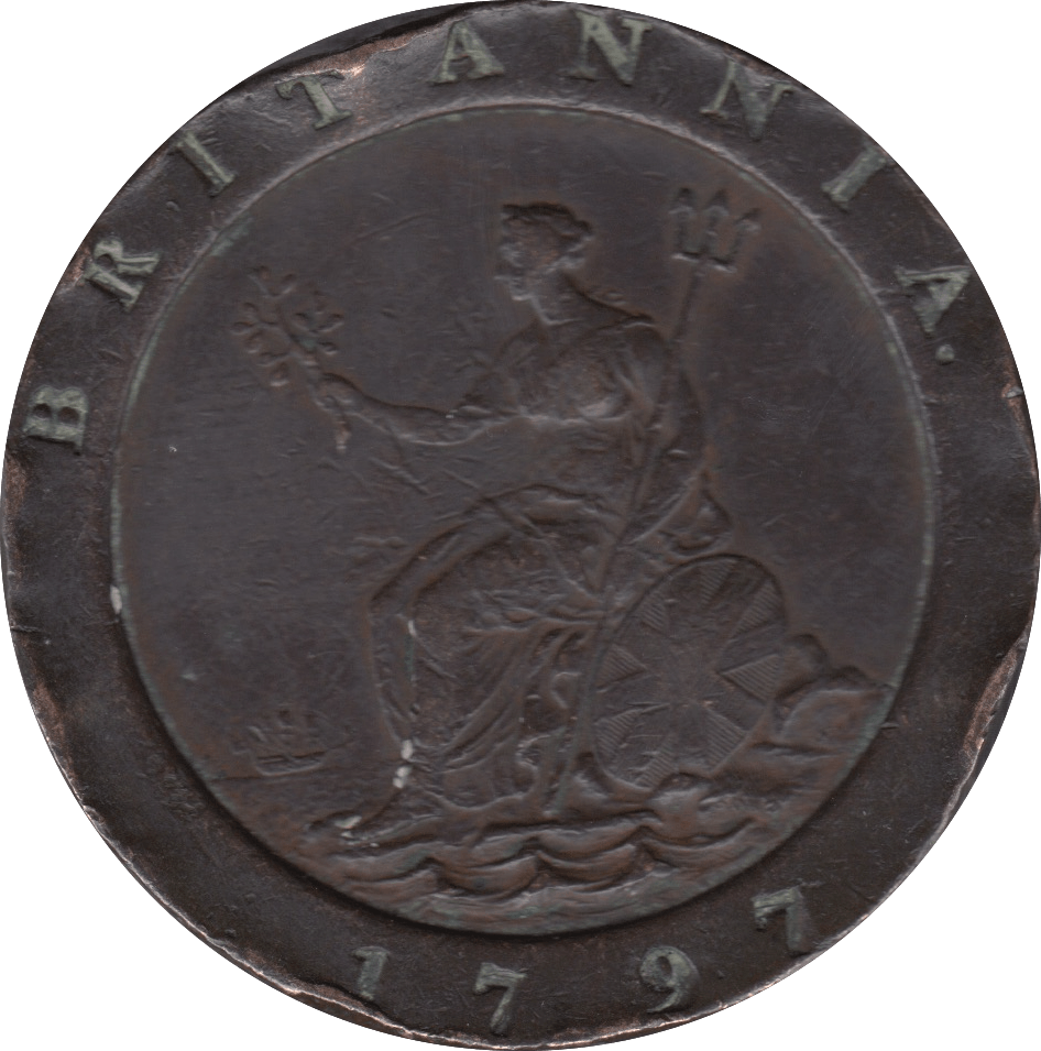 1797 TWOPENCE ( GVF )