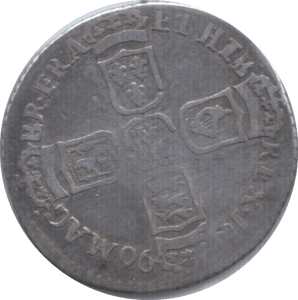 1696 SIXPENCE ( GF ) I