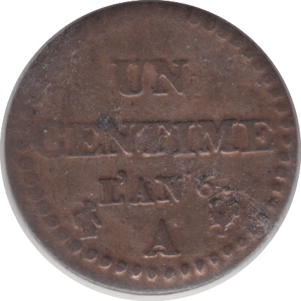 1797 FRENCH REVOLUTION ONE CENTIMES FRANCE