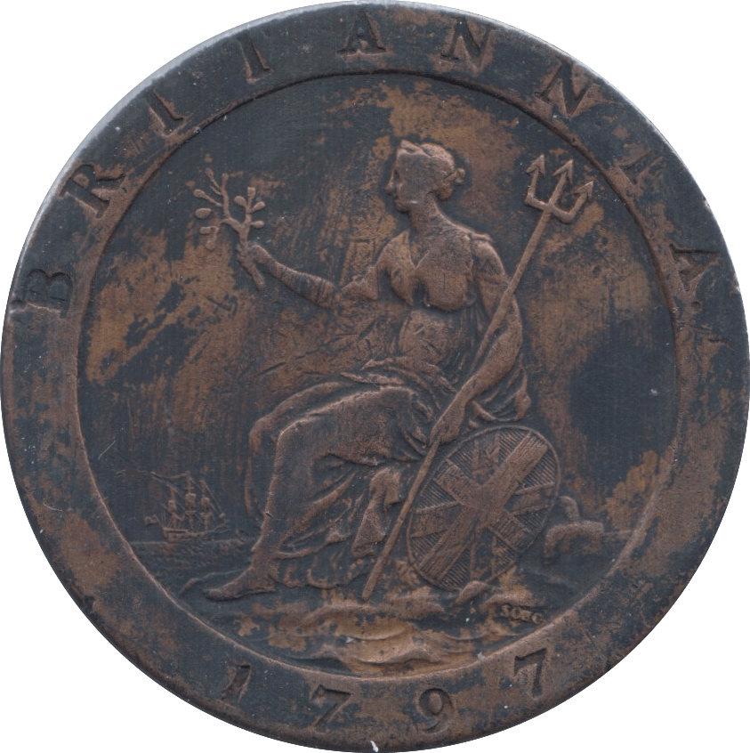1797 PENNY ( GVF ) 3