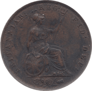 1853 HALFPENNY ( AUNC ) 3 - Halfpenny - Cambridgeshire Coins