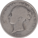 1846 HALFCROWN ( NF ) 3 - Halfcrown - Cambridgeshire Coins