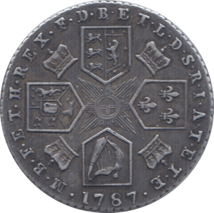 1787 SIXPENCE ( GVF ) 1