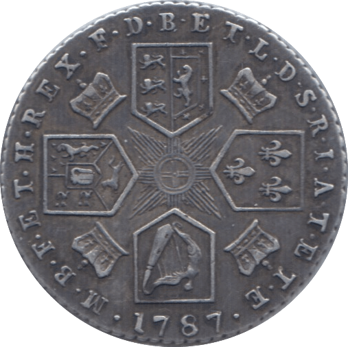 1787 SIXPENCE ( GVF ) 1