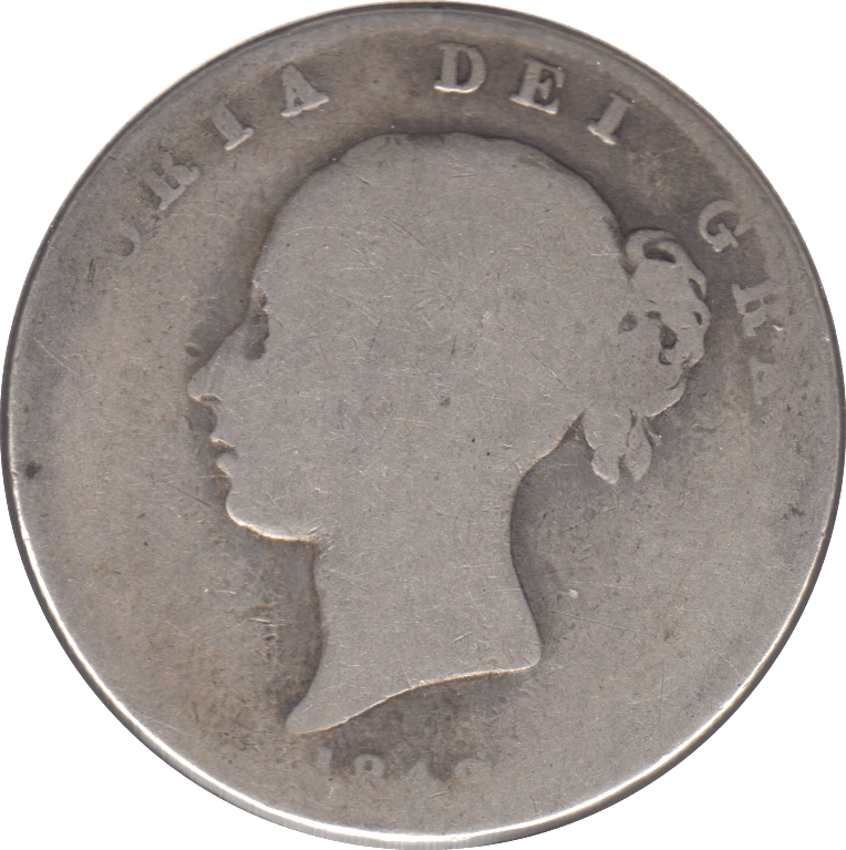 1849 HALFCROWN ( FAIR ) - Halfcrown - Cambridgeshire Coins