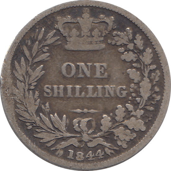 1844 SHILLING ( FAIR ) 4 - Shilling - Cambridgeshire Coins