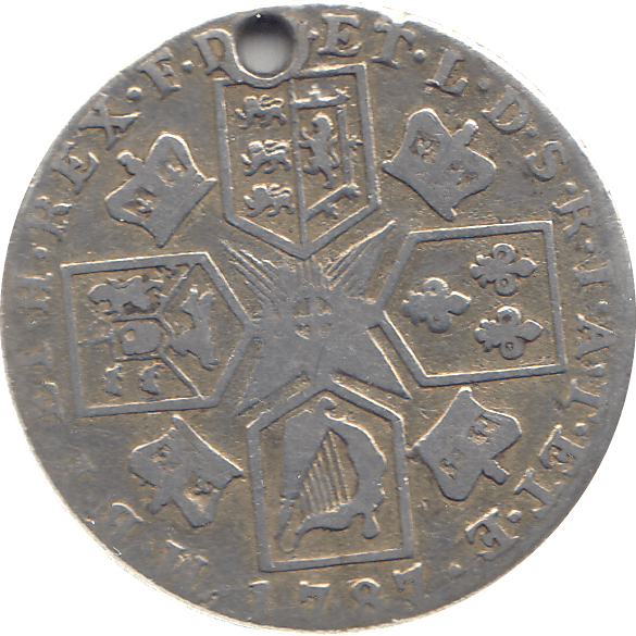 1787 SHILLING ( FAIR ) HOLED
