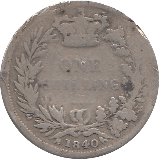 1840 SHILLING ( FAIR ) 4 - Shilling - Cambridgeshire Coins