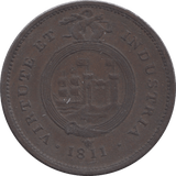 1811 PENNY TOKEN BRISTOL AND SOUTH WALES REF 327