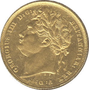 1824 GOLD SOVEREIGN ( EF )