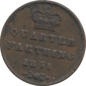 1851 QUARTER FARTHING ( GF ) 1 - QUARTER FARTHING - Cambridgeshire Coins