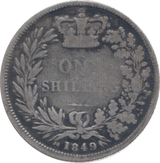 1849 SHILLING ( FAIR ) 2 - Shilling - Cambridgeshire Coins