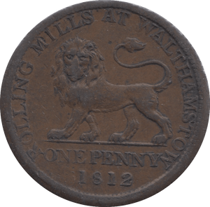 1812 PENNY TOKEN BRITISH COPPER COMPANY REF 326