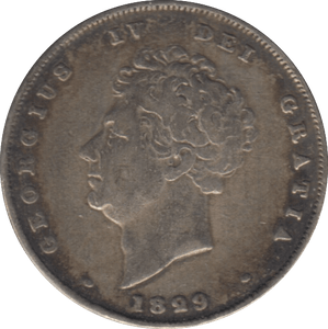1829 SHILLING ( VF ) 1 - Shilling - Cambridgeshire Coins