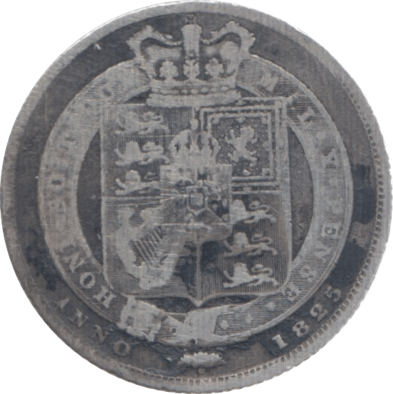 1825 SHILLING ( FINE ) 2 - Shilling - Cambridgeshire Coins
