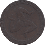 1831 HALFPENNY TOKEN PRO BONO PUBLICO ISLE OF MAN REF 308 - Token - Cambridgeshire Coins