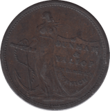 1811 HALFPENNY GOLDSMITHS NORWICH REF 307