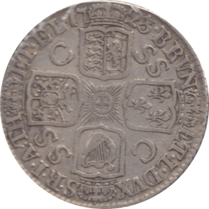 1723 SHILLING ( VF ) 1