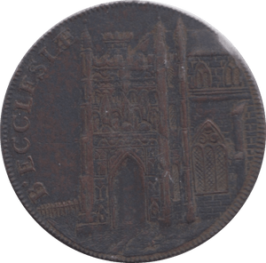 1795 HALFPENNY TOKEN COMMUNITATE AUCTA REF 320