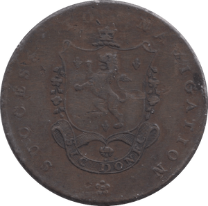 1793 HALFPENNY TOKEN SUCCESS OF NAVIGATION REF 312